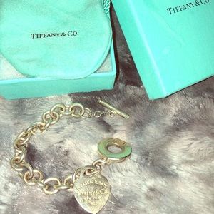 Tiffany & Co heart tag toggle bracelet